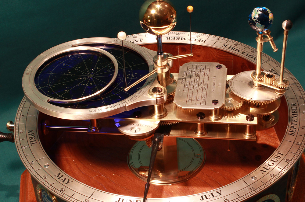 Inner Solar System (Model 110) - Gallery of orrery designs by Peter Grimwood UK.