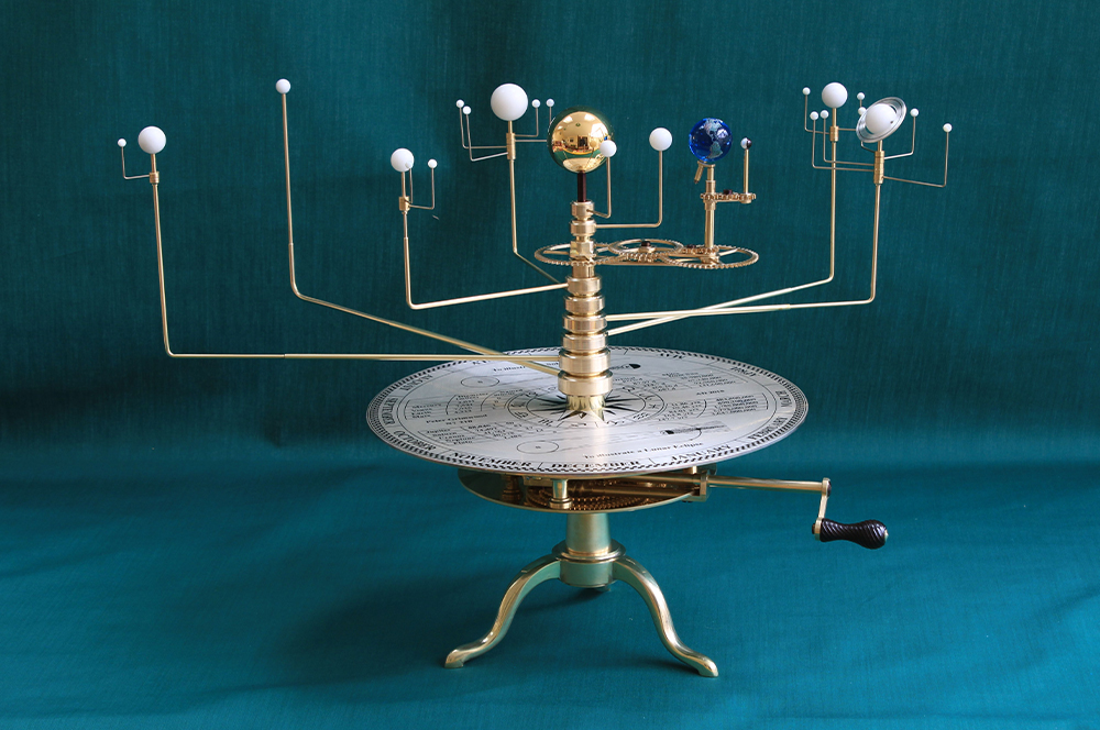 The Solar System (Model 116)

Available models orreries design UK - Orreries UK: Orrery design & manufacture Peter Grimwood - Peter Grimwood produces museum quality Orreries and other astronomical models.